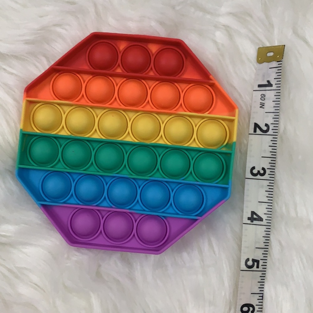NEW Set of 4 Pop It Toys Rainbow - Picture 6 of 6